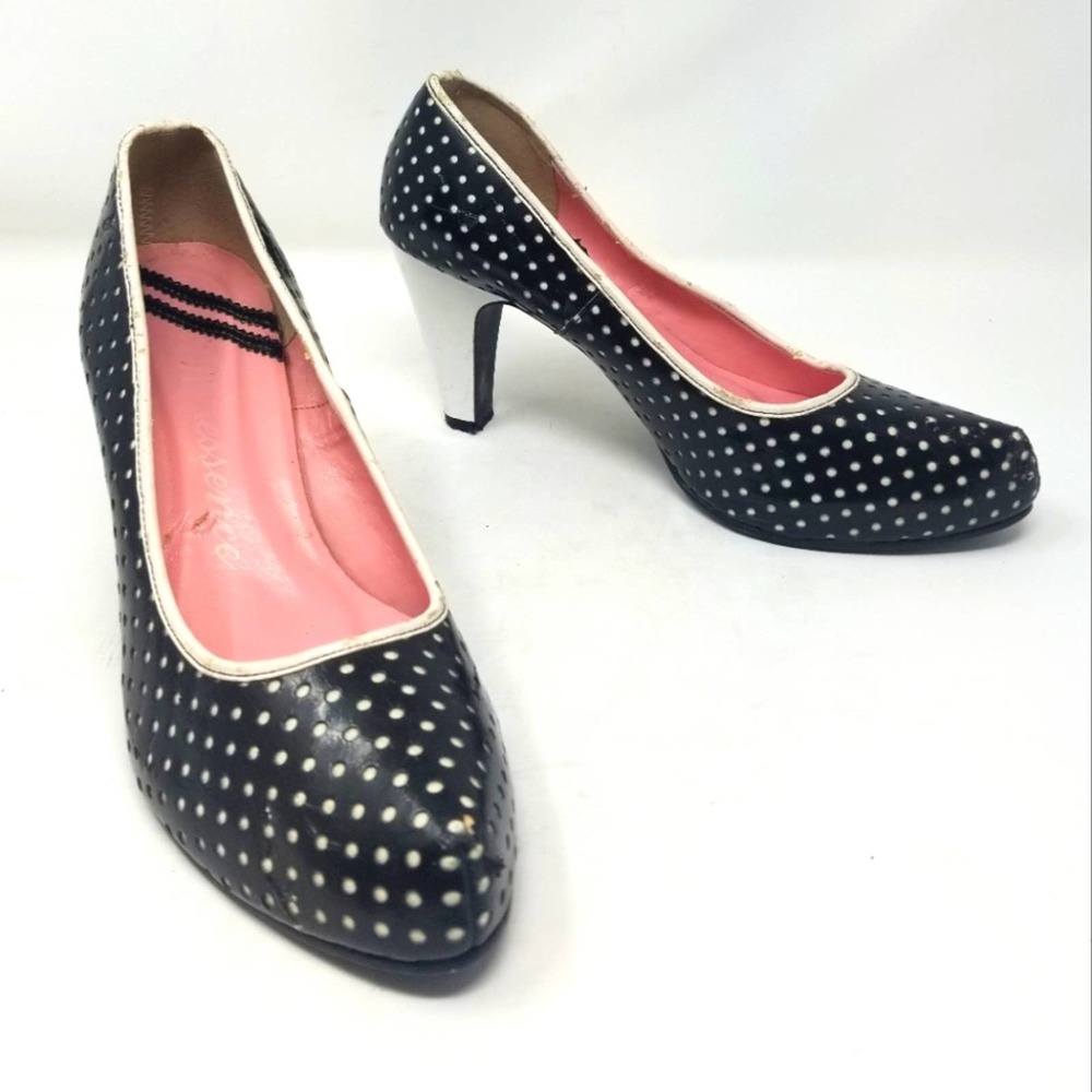 Rosessence Vintage Japanese Polka Dot Pumps‎